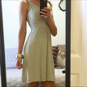 H&M tan sparkly dress